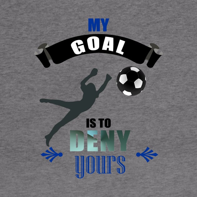 Cute Diving Goalkeeper Soccer Goalie Defend Goal by theperfectpresents